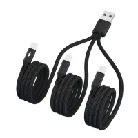 3 In 1สายต่อขยายสาย USB เป็น Type-C สำหรับสมาร์ทโฟนแท็บเล็ตแล็ปท็อปสายสายชาร์จชนิด C