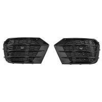 Fog Light Cover Fog Light Frame Honeycomb Grille Lower Grille Fog Light Grille Car Replacement Parts Accessories for Audi Q3 2016-2018