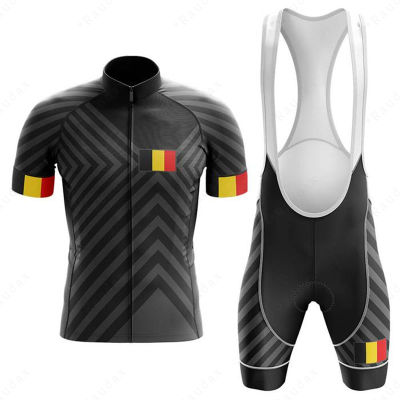 Belgium Cycling Set  New Team Cycling Clothing Summer Quick Dry Men Bike Uniform MTB Racing Sport Ropa De Ciclismo Suit