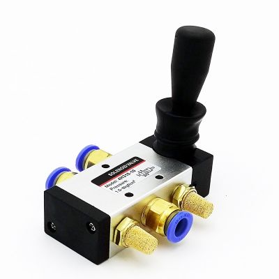 Manual Reset 4H210 08 1/4 quot; 2 Position 5 Port Manual Five Way Pneumatic Air Valve Hand Lever Operated Control Valve
