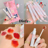 Diofr (ราคาพิเศษ 1 วัน เท่านั้น) เซตลิปสติก 5เฉดสี ลิปสติกเนื้อแมท เนื้อเนียน มีมอยเจอร์บำรุง lipstick set mix เครื่องสำอาง ลิปสติก