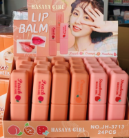 Hasaya girl JH3713  Magic Lip Balm Juicy Peach  (24 packs in a box)ของแท้100%