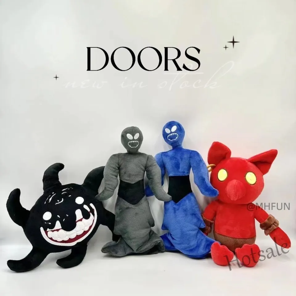 BCASA Doors Roblox,Peluche Doors Roblox,Doors Roblox Plush, Doors Roblox  Peluche,Doors Roblox Plushie,Doors Roblox Figure,Horror Monster Pillow for  Kids and Fans Gifts and Decoration (A) : : Jeux et Jouets