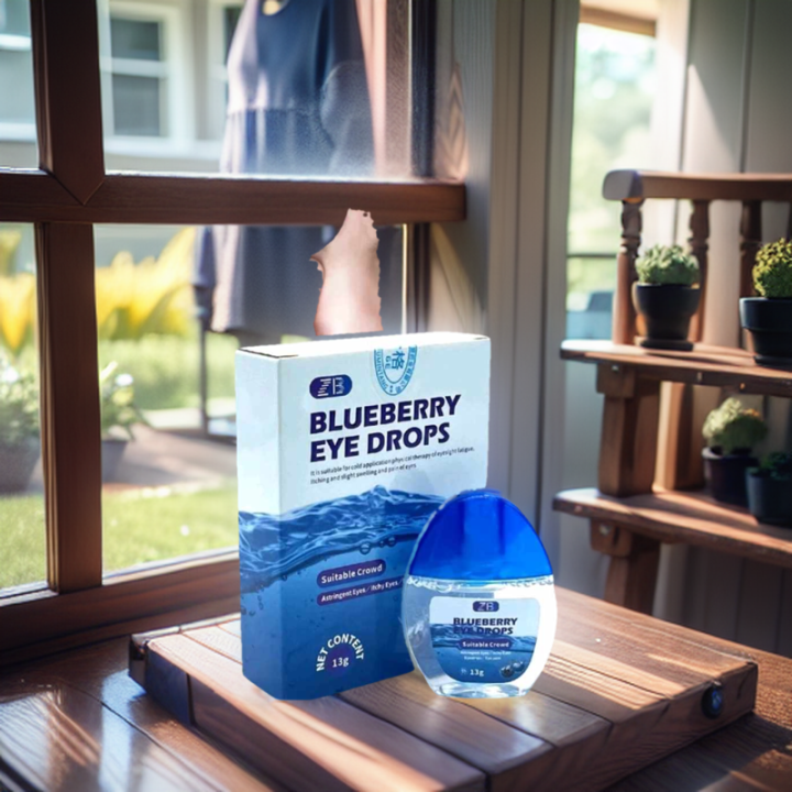 Blueberry Eye Drops Itchy Relieves Dry Eyes Sore Red Eyes
