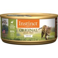 อาหารเปียกแมวระดับ 6 ดาว Instinct Original Grain-Free Pate Real Venison Recipe 156 กรัม