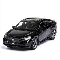 [AhQ ornaments] 1: 32 Honda Civic เปิดประตูโลหะผสมเด็ก39; S ของเล่นจำลองรถรุ่นเครื่องประดับวันเกิดคริสต์มาสของขวัญปีใหม่ A107