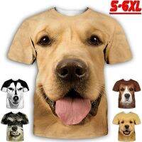 New Fashion Mens/Womens Funny Dog 3D Print T-Shirt Cartoon Animals Short Sleeve Tees Mens T-shirt Tops XS-5XL