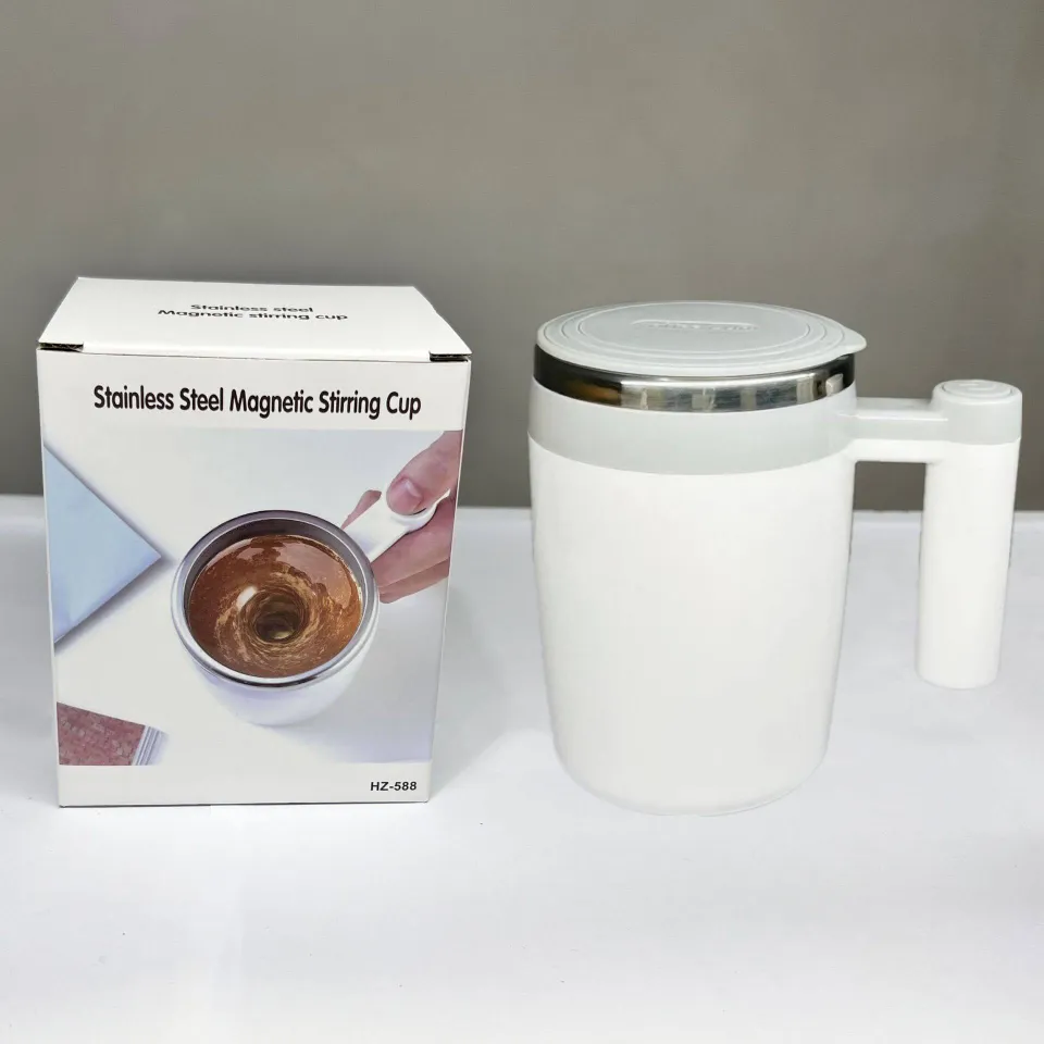 Automatic Self Stirring Magnetic Mug Stainless Steel Temperature Difference  Coffee Mixing Cup Blender Smart Mixer Thermal Cup