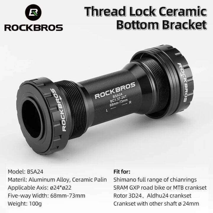 ROCKBROS Pressin Bicycle Bottom Bracket Thread Lock Ceramic Bottom