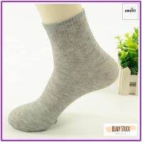 MINOKI Cushioned Training Ankle Socks s MenLadies Socks Stokin Hitam Dewasa Harian Sukan 成人黑色白色灰色袜