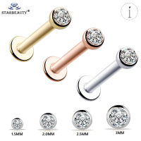 1Pc 16G 1.5-3Mm Labret Tragus ต่างหูกระดูกอ่อน16G Punk Cz อัญมณีรอบ Tragus แหวนริมฝีปาก Monroe หูกระดูกอ่อนต่างหูเจาะ