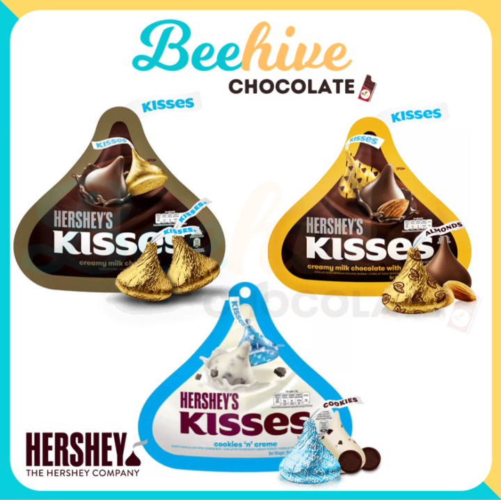 Hersheys Kisses Chocolate Creamy Milk / Almond / Cookies N Creme 146g ...