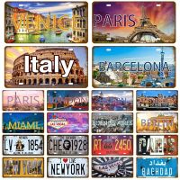 【HOT】 66 License Plate Sign Plaque Tin Wall Bar LYON MARSEILLE Flag Poster