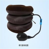 [Fast delivery]Original Inflatable Cervical Tractor Home Half Velvet Three-Layer Cervical Traction Cervical Collar Cervical Tractor Easy relief