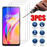 [Electronic film] 3ชิ้นป้องกันสำหรับ Oppo A94 A74 A54 4G/5G 2.5D หน้าจอป้องกัน A94 5G 94 A74 A54 Tempered