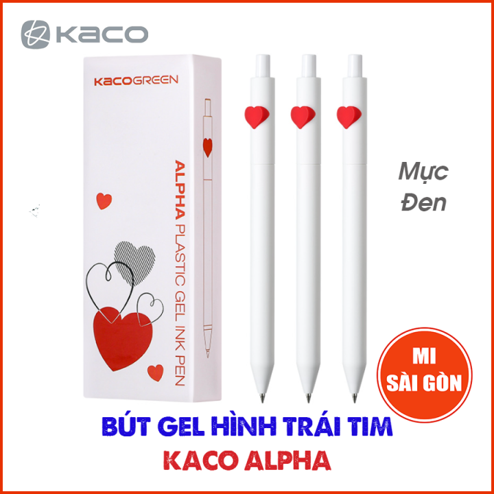Bút gel mực đen KACO ALPHA: Bút gel KACO ALPHA là một trong những loại bút gel tốt nhất trên thị trường hiện nay. Với độ trơn tru và độ bền cao, bút KACO ALPHA sẽ khiến việc viết trở nên dễ dàng và thoải mái hơn bao giờ hết. Hãy Xem hình ảnh về bút KACO ALPHA ngay thôi!