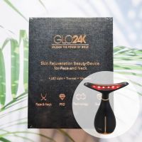 เครื่องนวดหน้า สำหรับใบหน้าและลำคอ แบบชาร์จไฟ Skin Rejuvenation Beauty Device for Face and Neck (GLO24K®)