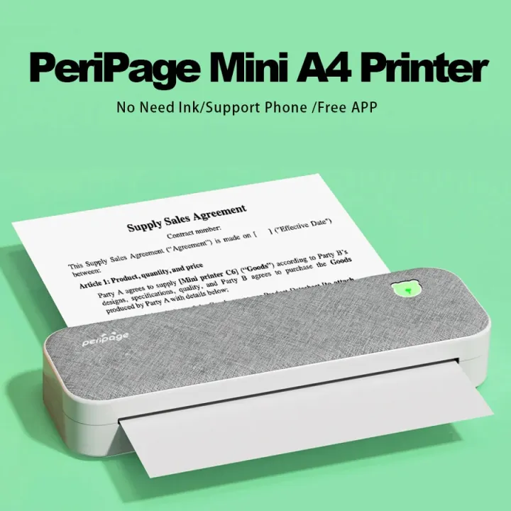 peripage-เครื่องพิมพ์ความร้อนแบบพกพาขนาดเล็ก-a40สำหรับมือถือไร้สายบลูทูธสักถ่ายโอนเอกสารเครื่องพิมพ์ความร้อน-a4