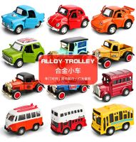 【CW】 Alloy Trolley Music Back Force Car Inertial pull back Truck Bus Racing SUV toy Boy kids