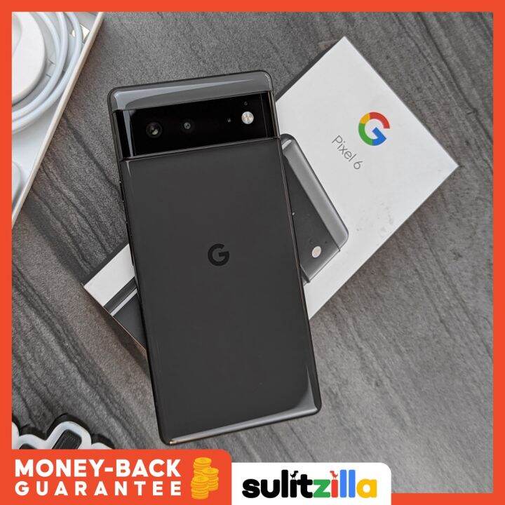 Google Pixel 6 128GB (Soft Unlocked), Stormy Black in Good Condition