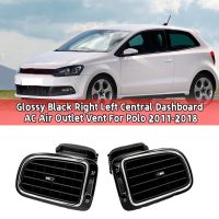 Left&amp;Right A/C Air Outlet Vent Grill Cover Dashboard Air Outlet Vent for VW Polo 2011-2018 6RD819703 6RD819704