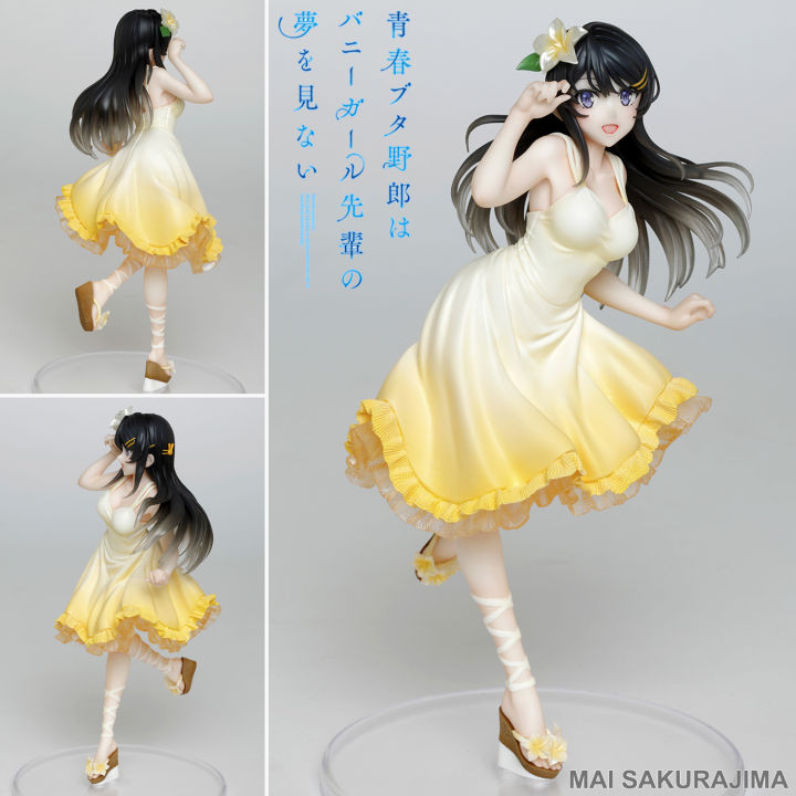 figure-ฟิกเกอร์-จาก-seishun-buta-yarou-rascal-does-not-dream-of-bunny-girl-senpai-เรื่องฝันปั่นป่วยของผมกับรุ่นพี่บันนี่เกิร์ล-mai-sakurajima-ไม-ซากุระจิมะ-summer-dress-coreful-ver-anime-อนิเมะ-การ์ตู