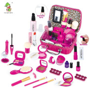Hot sale girl Pretend play toys & hobbies princess kit cosmetics bag set