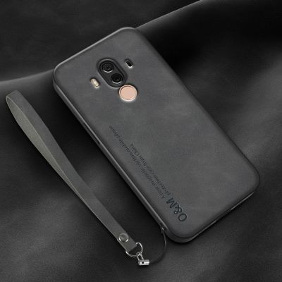 For Huawei Mate 10 Pro Case Magnetic Leather Car Stand Plates Phone Back Cove