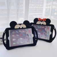 For iPad 10.2 Gen9 Gen8 Gen7 Gen6 Pro 10.5 9.7 2018 2017 Air 3 2 ipad9 iPad5 iPad6 mini 1 2 3 4 mini5 เปลือก Cartoon Minnie Mickey Soft TPU Case เคสซิลิโคน เปลือกการ์ตูน