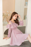 APIN RUFFLE DRESS - เดรสสั้น ดีเทลระบายอก