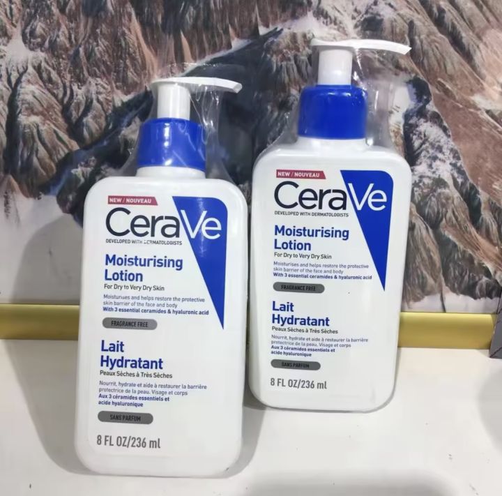 ซื้อ1แถม1-แท้100-cerave-เซราวี-มอยซ์เจอร์ไรซิ่ง-โลชั่น-236-มล-2ขวด-โลชั่นบำรุงผิวหน้าและกาย-สำหรับผิวธรรมดา-ผิวมัน-ผสม-ให้ความชุ่มชื้น