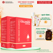 Combo 2 hộp Nước uống đẹp da Collagen Dipeptide Sắc Ngọc Khang tinh khiết