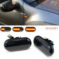 ไฟเครื่องหมายไฟ LED ด้านข้างไดนามิก12V 2ชิ้น,อุปกรณ์เสริมสำหรับ Renault CLIO Twingo