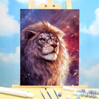 Wolf Tiger Owl Lion Deer Coloring By Numbers Painting Package Oil Paints 50*70 Painting On Canvas Home Decoration Drawing