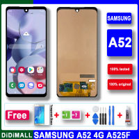 100% ทดสอบ TFT LCD สำหรับ Samsung Galaxy A52จอแสดงผล LCD Touch Screen Digitizer สำหรับ Samsung A52 4G A525F A525F /Ds A525M อะไหล่