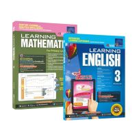 [Spot]SAP learning mathematics English 3 Learning Series Online beta third grade Workbook 2 Volume Set Singapore primary school math and English teaching aids learning math