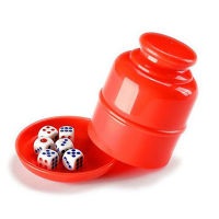 CHUNTIAN Bar PARTY DICE CUP drinking BOARD เกมพนันลูกเต๋ากล่องที่มี5 D6ลูกเต๋า