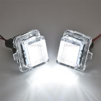 ไม่มีข้อผิดพลาดสำหรับ Mercedes-Benz W204 5D W212 W216 W221 2007 2008 2009 2010 2012 LED รถยนต์สีขาวไฟป้ายทะเบียนรถ