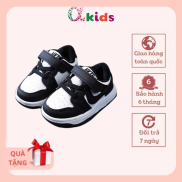 Giày lười quai dán AK196 cho bé trai bé gái, giày sneakers siêu nhẹ , đẹp