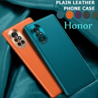 【Shell set]หนัง PU ป้องกันเคสสำหรับ Huawei Honor 70 60 50 40 30 20 Pro 50se บน Honor X20 X20se X10 V40 V30 Pro 30S ฝาครอบกล้อง