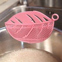 1Pc Leaf Shaped Rice Wash Gadget Noodles Spaghetti Beans Colanders &amp; Strainers Kitchen Fruit&amp;Vegetable Cleaning Tool Colanders Food Strainers