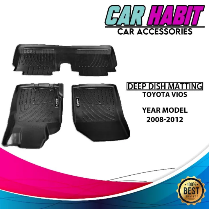 Toyota Vios Matting Deepdish (2008-2012)zys | Lazada PH