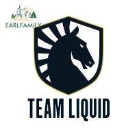 EARLFAMILY 13cm x 10cm for Team Liquid Car Stickers Sunscreen Fashionable Decals Scratch-Proof Creative Windshield Caravan Decor Nails  Screws Fastene