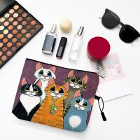 【jw】☊✒  Roomy Cartoon Print Fashion Makeup Cosmetics Washing Toiletry Tote