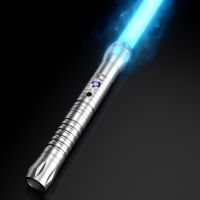 RGB Lightsaber กับ11เปลี่ยนสีของเสียงโหมด FX Duel Lightsaber โทนสีที่จับอลูมิเนียมชาร์จ USB เด็ก Xmas