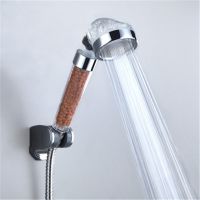 High Turbo Pressure Negative Ion Shower Head Bathroom Water Saving Filter Handheld Spray Nozzle 250x60x60mm