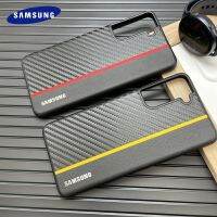 เคสหนังแท้คาร์บอนไฟเบอร์สำหรับ Samsung Galaxy S21Ultra,เคสฝาหลัง TPU นิ่มพิเศษ21 Plus กันลื่นปี S21 S21Plus