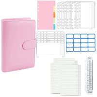 A6 Budgeting Binder Planner with 15 Pcs Cash Envelopes and 40 Budget Sheets, Ruler Budget Wallet Organizer