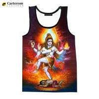 God Hindu God Lord Shiva 3D Printed Tank Tops Men Women Fashion Casual Vest Streetwear Oversized Singlets Sleeveless Shirts