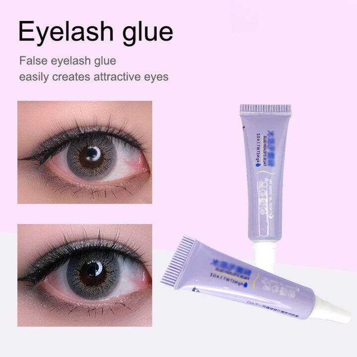 C.three False Eyelashes Glue Quickdrying Hypoallergenic Easy To Remove